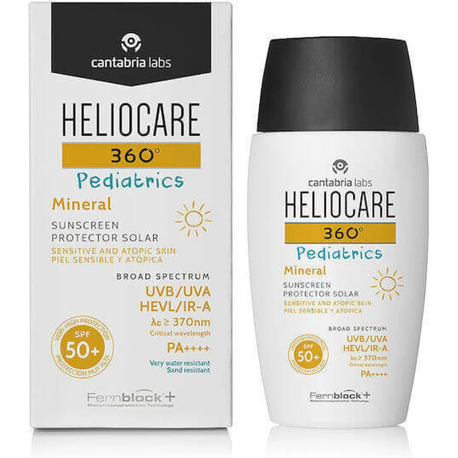 Heliocare Водостійкий дитячий сонцезахисний крем-емульсія SPF50 50мл: ціни та характеристики