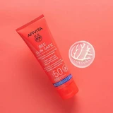 Apivita Hydra Fresh Milk Водостійкий сонцезахисний крем для обличчя та тіла SPF50 100 мл