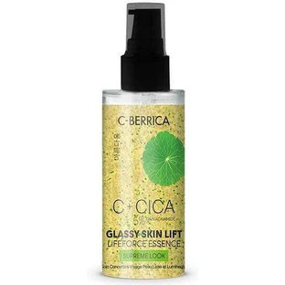 Natura Siberica C+Cica C-Berrica Glassy Skin Lift Заспокійлива та зволожуюча есенція для обличчя з центеллою азіатською та вітаміном С для детоксикації та освітлення 50 мл