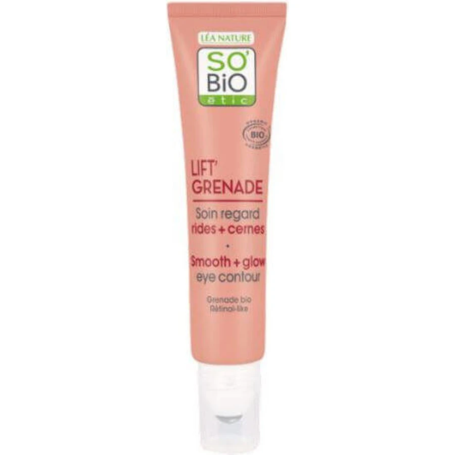 So'Bio Etic Lift'Grenade Smooth + Glow Eye Gel with Retinol 15ml: цены и характеристики