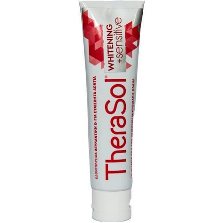 Therasol Whitening & Sensitive Зубна паста для чутливих зубів, відбілювання та видалення зубного нальоту 75мл: ціни та характеристики