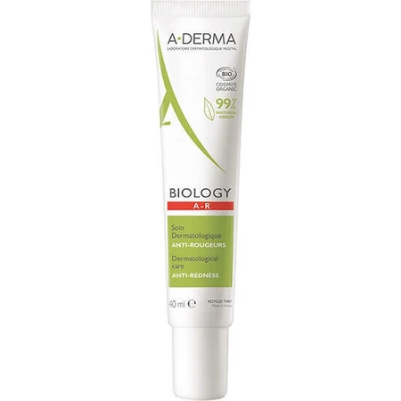 A-Derma Biology AR 24h Крем для обличчя проти акне та почервоніння з алое вера 40мл: ціни та характеристики