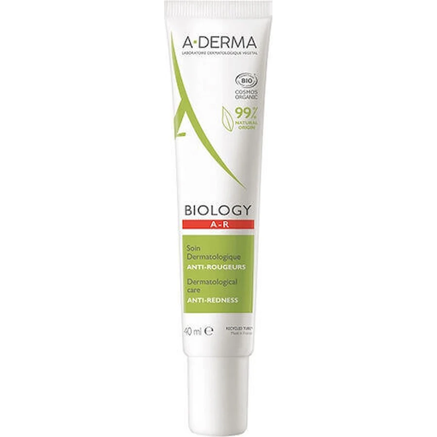 A-Derma Biology AR 24h Крем для обличчя проти акне та почервоніння з алое вера 40мл: ціни та характеристики