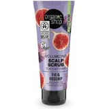 Organic Shop Лосьон для волос с инжиром и шиповником, придающий объем коже головы 75 мл