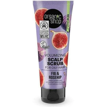 Organic Shop Інжир та шипшина об'ємний лосьйон для волосся для шкіри голови 75 мл: ціни та характеристики