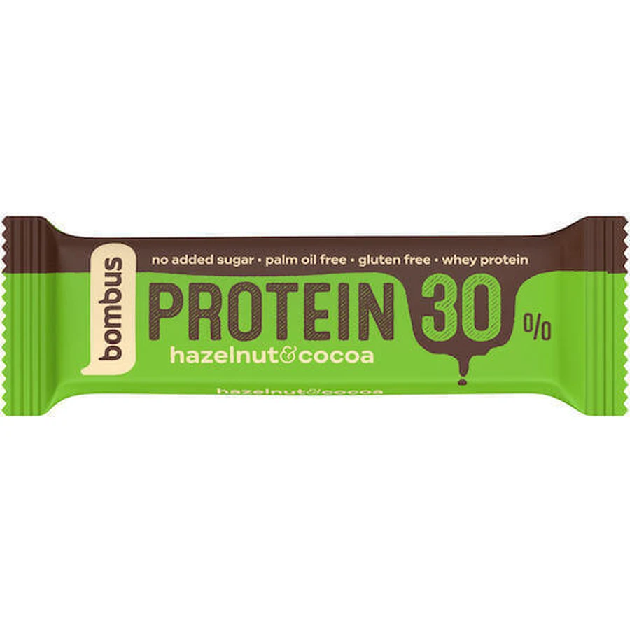 Протеиновый батончик Bombus Raw Chocolate Hazelnut Protein Bar 50гр: цены и характеристики