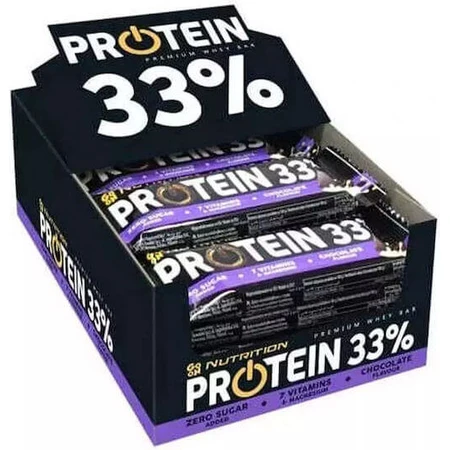 Go On Nutrition Premium Whey Сывороточные батончики с 33% протеина и шоколадным вкусом 25x50 гр.: цены и характеристики