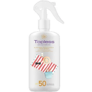 Topless Kids Водостойкий детский солнцезащитный крем-эмульсия SPF50 200 мл