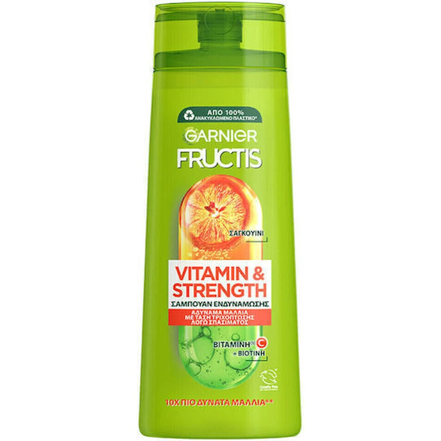 Garnier Fructis Vitamin & Strength Шампунь проти випадіння волосся для ламкого волосся 400 мл: ціни та характеристики