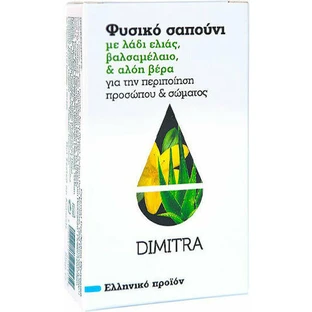 Dimitra Мыло с маслом зверобоя и алоэ вера для рук, тела и волос 85 гр.