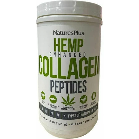 Nature's Plus Конопляні пептиди з підвищеним вмістом колагену 231гр: ціни та характеристики