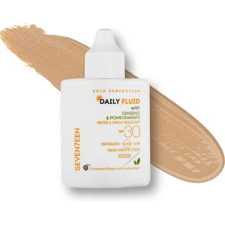 Щоденний водостійкий сонцезахисний лосьйон для обличчя SPF30 з пігментом "Сімнадцять" 35 мл: ціни та характеристики