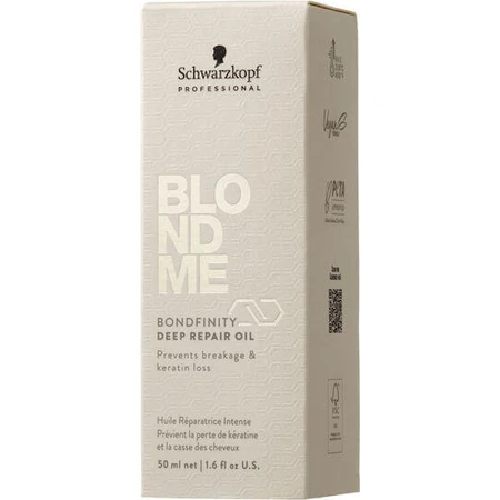 Schwarzkopf Blondme Bondfinity Deep Repair Кератинове відновлююче масло для волосся 50мл: ціни та характеристики