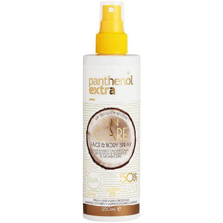 Medisei Panthenol Panthenol Extra Sun Care Сонцезахисний лосьйон для обличчя та тіла SPF50 250мл Спрей 250мл: ціни та характеристики