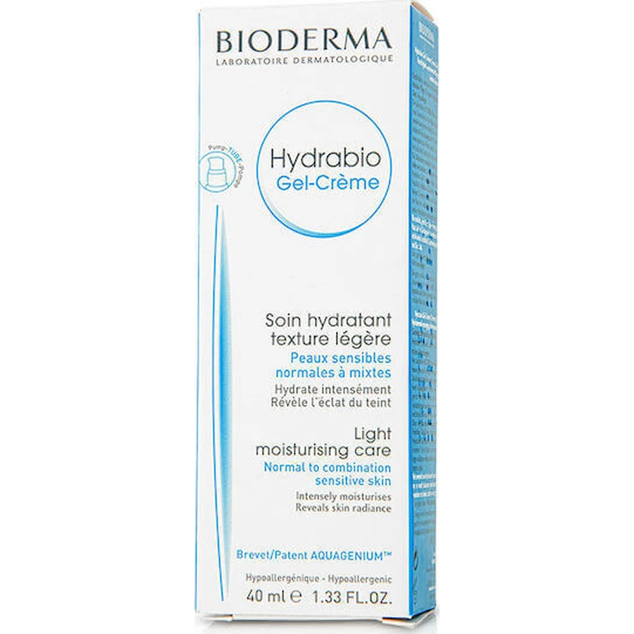 Легкий зволожуючий гель для обличчя Bioderma Hydrabio 40мл: ціни та характеристики