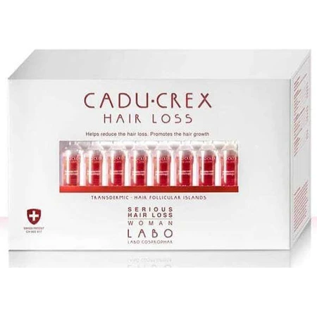Labo Crescina Caducrex Serious Hair ампула від випадіння волосся для жінок 40х3,5мл: ціни та характеристики