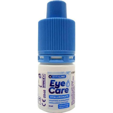 Syfaline Eye Care Hyaluronate Drops Гиалуроновая кислота глазные капли для сухих глаз 10 мл: цены и характеристики