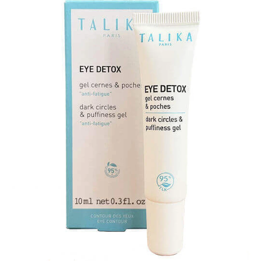 Talika Eye Detox Тонизирующий гель для глаз против темных кругов с гиалуроновой кислотой 10 мл: цены и характеристики