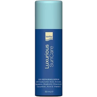 InterMed Luxurious Sun Care Q10 Сыворотка для лица после солнца с маслом ши и алоэ вера 50 мл
