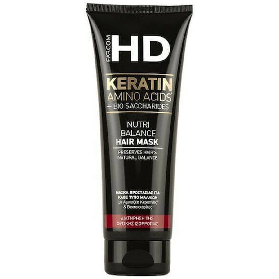 Farcom HD Keratin Keratin Nutri Balance Маска для волосся Відновлююча маска для волосся 250мл: ціни та характеристики