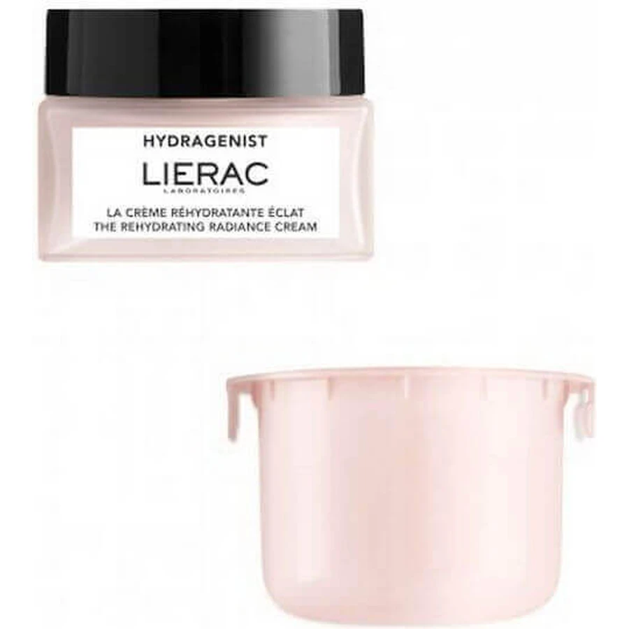 Lierac Hydragenist Refill Зволожуючий та омолоджуючий крем для обличчя з гіалуроновою кислотою та пробіотиками 50мл: ціни та характеристики
