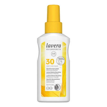 Lavera Сенситивний водостійкий сонцезахисний лосьйон для тіла SPF30 100 мл: ціни та характеристики