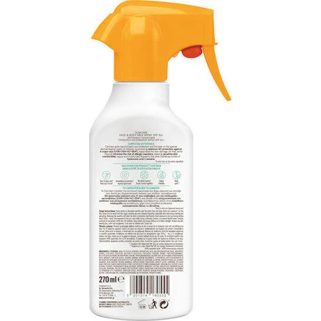 Морквяний Sensicare Водостійкий дитячий сонцезахисний крем-емульсія SPF50 270мл 80603: ціни та характеристики