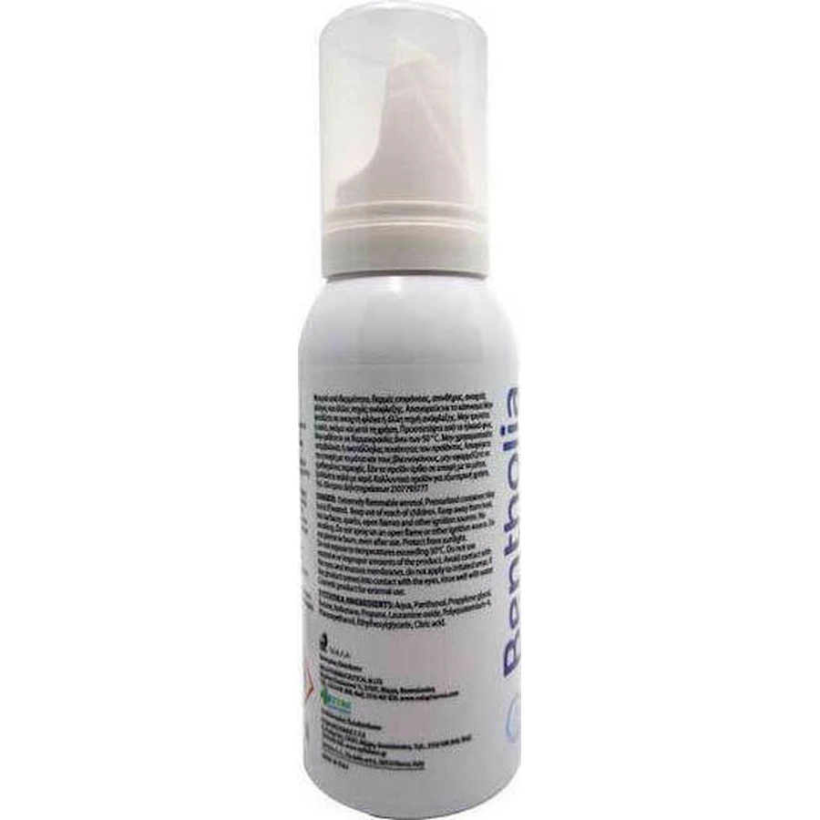 Bentholia Derma Panthenol Mousse 5% Зволожуючий мус для тіла для всіх типів шкіри 100мл: ціни та характеристики