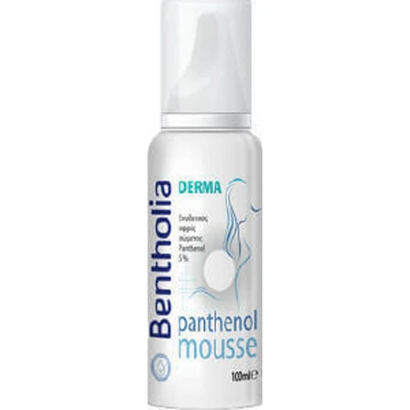 Bentholia Derma Panthenol Mousse 5% Зволожуючий мус для тіла для всіх типів шкіри 100мл: ціни та характеристики