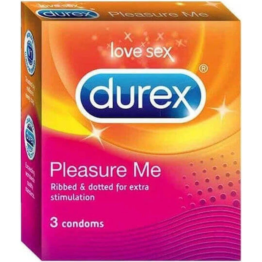 Дюрекс преконсервант Pleasure Max ребристий 3шт: ціни та характеристики