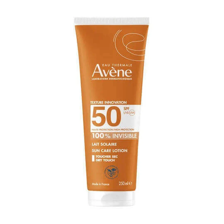 Eau Thermale Avène 100% Невидимая солнцезащитная эмульсия для лица и тела SPF50 250 мл: цены и характеристики