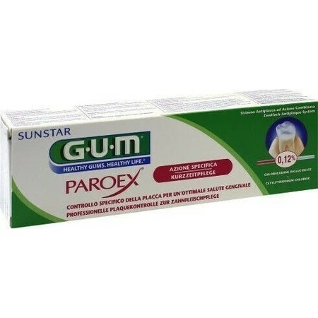 Зубна паста GUM Paroex для чутливих зубів, зубного нальоту та пародонтиту 75мл: ціни та характеристики