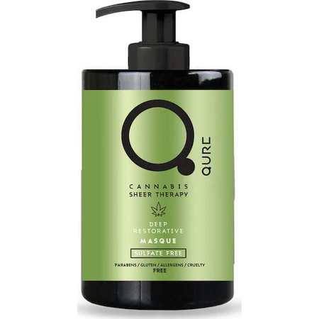 Qure Qure Cannabis Cannabis Sheer Therapy Восстанавливающая маска для волос 300 мл: цены и характеристики