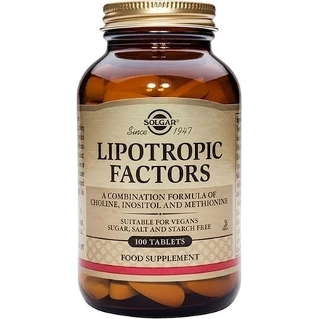 Solgar Lipotropic Factors with Flavour Unflavoured 100 tabs: цены и характеристики