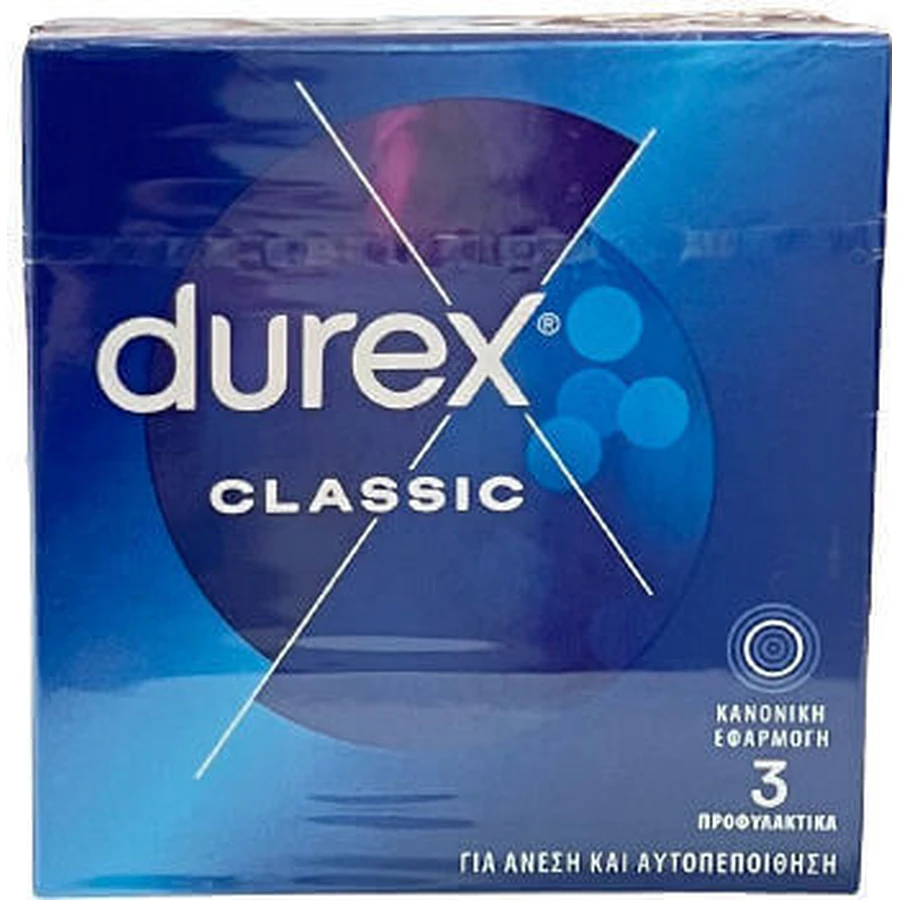 Durex Prezervative Classic 3шт: ціни та характеристики