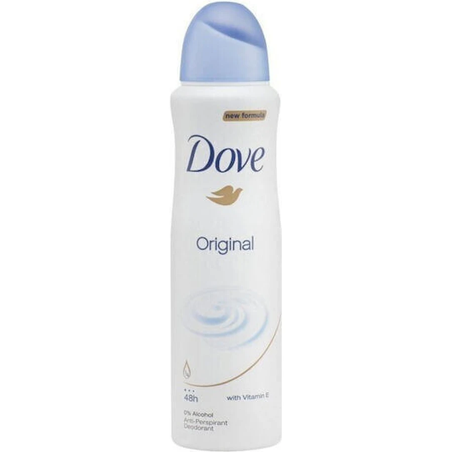 Дезодорант-спрей Dove Original Deodorant 48h Дезодорант-спрей 150мл: ціни та характеристики