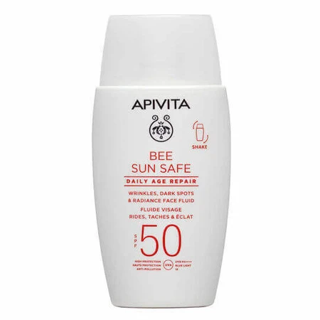 Apivita Bee Sun Safe Daily Age Repair Сонцезахисний крем для обличчя SPF50 50мл 50мл: ціни та характеристики
