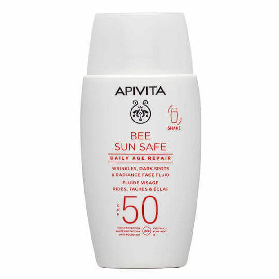 Apivita Bee Sun Safe Daily Age Repair Сонцезахисний крем для обличчя SPF50 50мл 50мл: ціни та характеристики