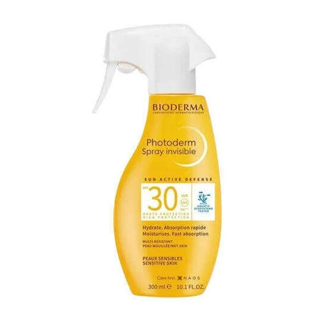 Bioderma Photoderm Спрей-невидимка для обличчя та тіла із захистом від сонця SPF30 300 мл: ціни та характеристики
