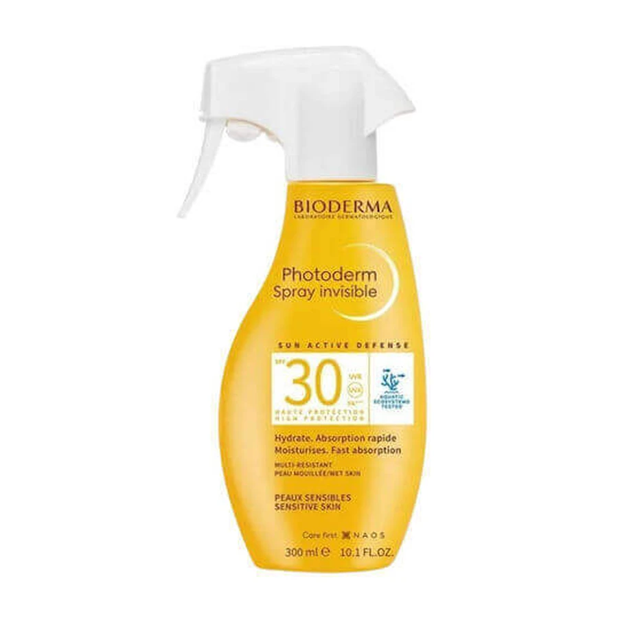 Bioderma Photoderm Спрей-невидимка для обличчя та тіла із захистом від сонця SPF30 300 мл: ціни та характеристики