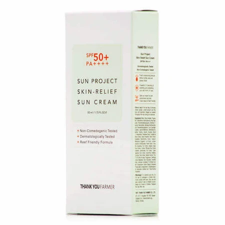 Спасибо фермеру Sun Project Sun Project Skin Relief Солнцезащитный крем для лица SPF50 50 мл: цены и характеристики