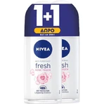 Дезодорант Nivea Fresh Rose Touch Дезодорант-рулон 48 год 2х50мл: ціни та характеристики