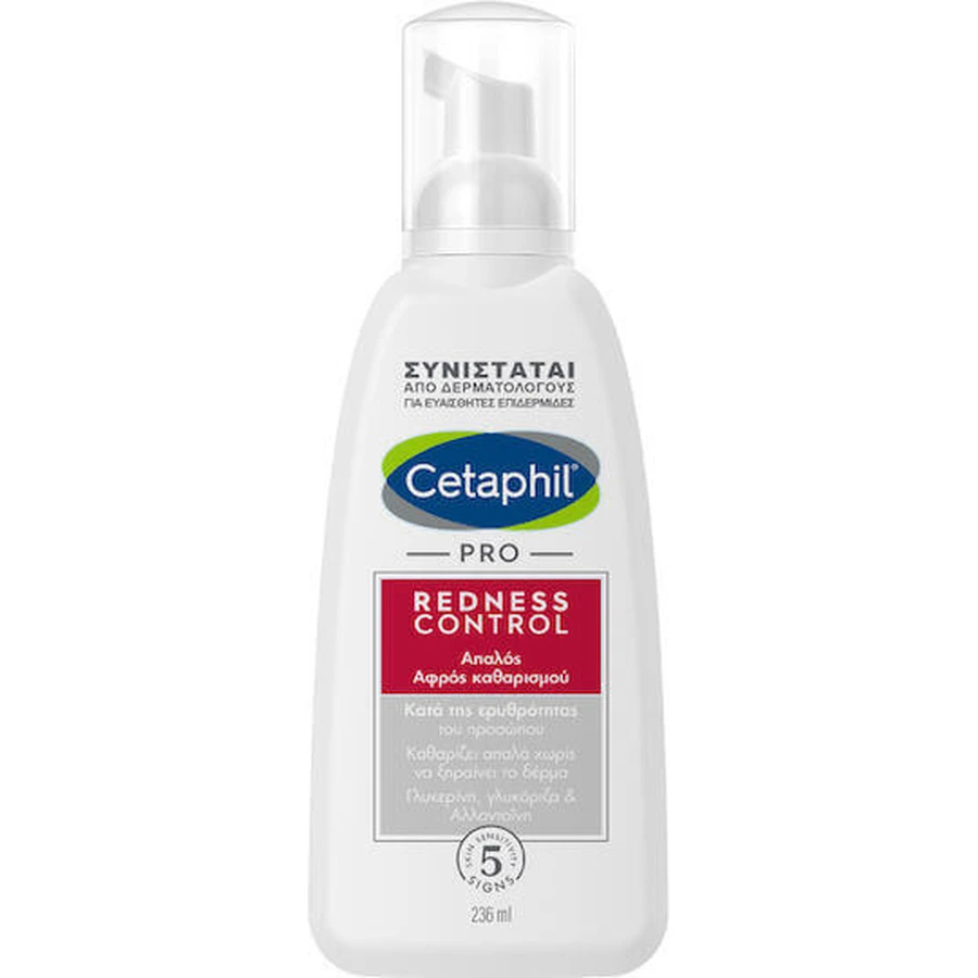Пінка для вмивання обличчя Cetaphil Pro Redness Control Пінка для вмивання обличчя для шкіри, схильної до акне 236 мл: ціни та характеристики
