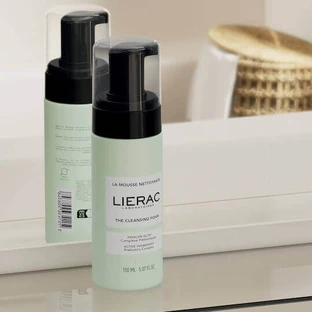 Lierac La Mousse Nettoyante Пінка для зняття макіяжу з обличчя, що піниться Очищуюча пінка для шкіри, схильної до акне 150 мл