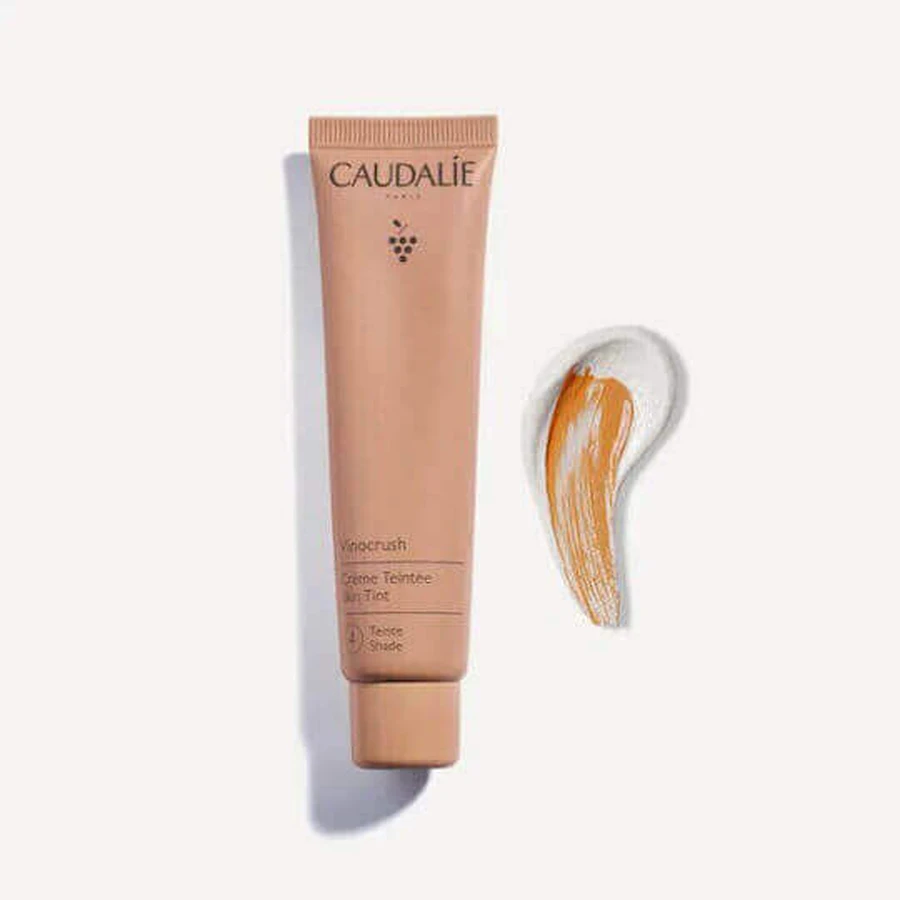 Caudalie Vinocrush Skin Tint Shade 4 Зволожуючий тонуючий крем для обличчя з гіалуроновою кислотою та пребіотиками 30 мл: ціни та характеристики