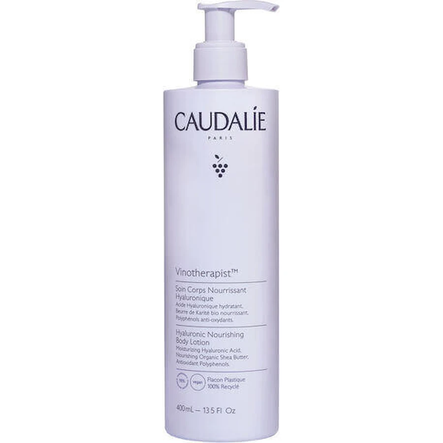 Caudalie Vinotherapist Увлажняющий лосьон для тела с гиалуроновой кислотой для нормальной кожи 400 мл: цены и характеристики