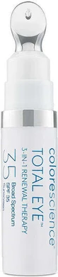 Colorescience Total Eye 3-в-1 зволожуючий крем для шкіри навколо очей з SPF35 проти темних кіл для чутливої шкіри 7 мл