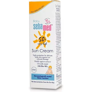 Себамед Водостойкий детский солнцезащитный крем-эмульсия SPF50 75 мл 4103040898326 4103040898326