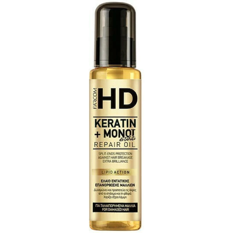 Farcom Keratin Keratin Monoi De Tahiti Кератиновий відновлюючий засіб для волосся 100мл: ціни та характеристики