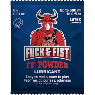 Fuck & Fist Ff Лубрикант на водній основі Powder Powder Lubricant Sachet 6gr